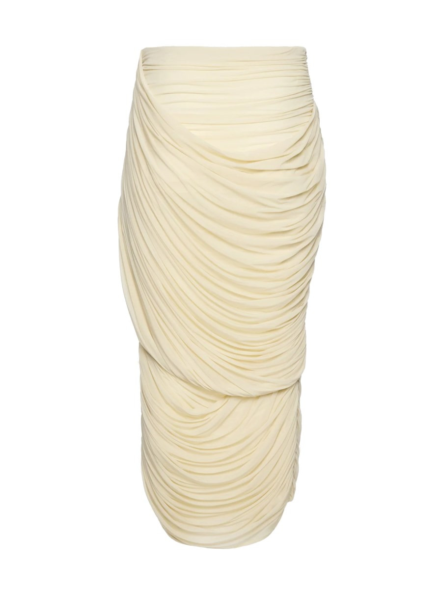 DRAPED MIDI SKIRT - 2