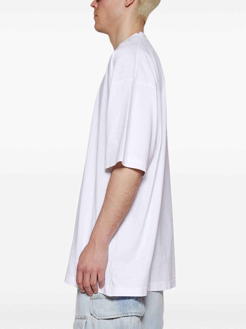 Y2K-print cotton T-shirt - 4