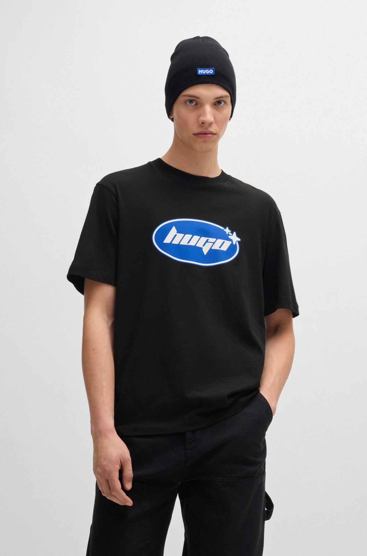 REGULAR-FIT T-SHIRT IN COTTON JERSEY WITH SEASONAL LOGO - 2