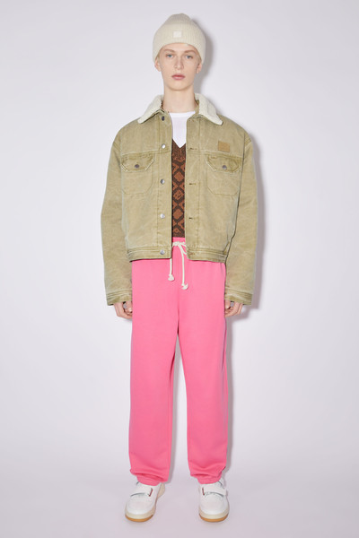 Acne Studios Cotton sweatpants - Bright pink outlook