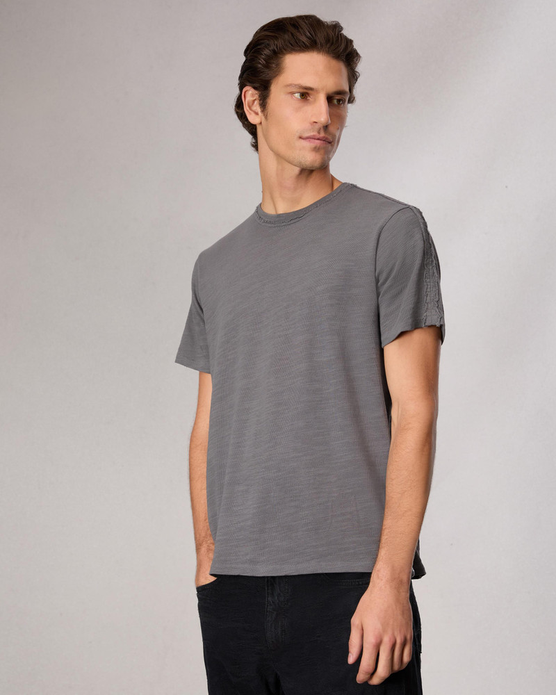 Raw-Edge Flame Tee - 1