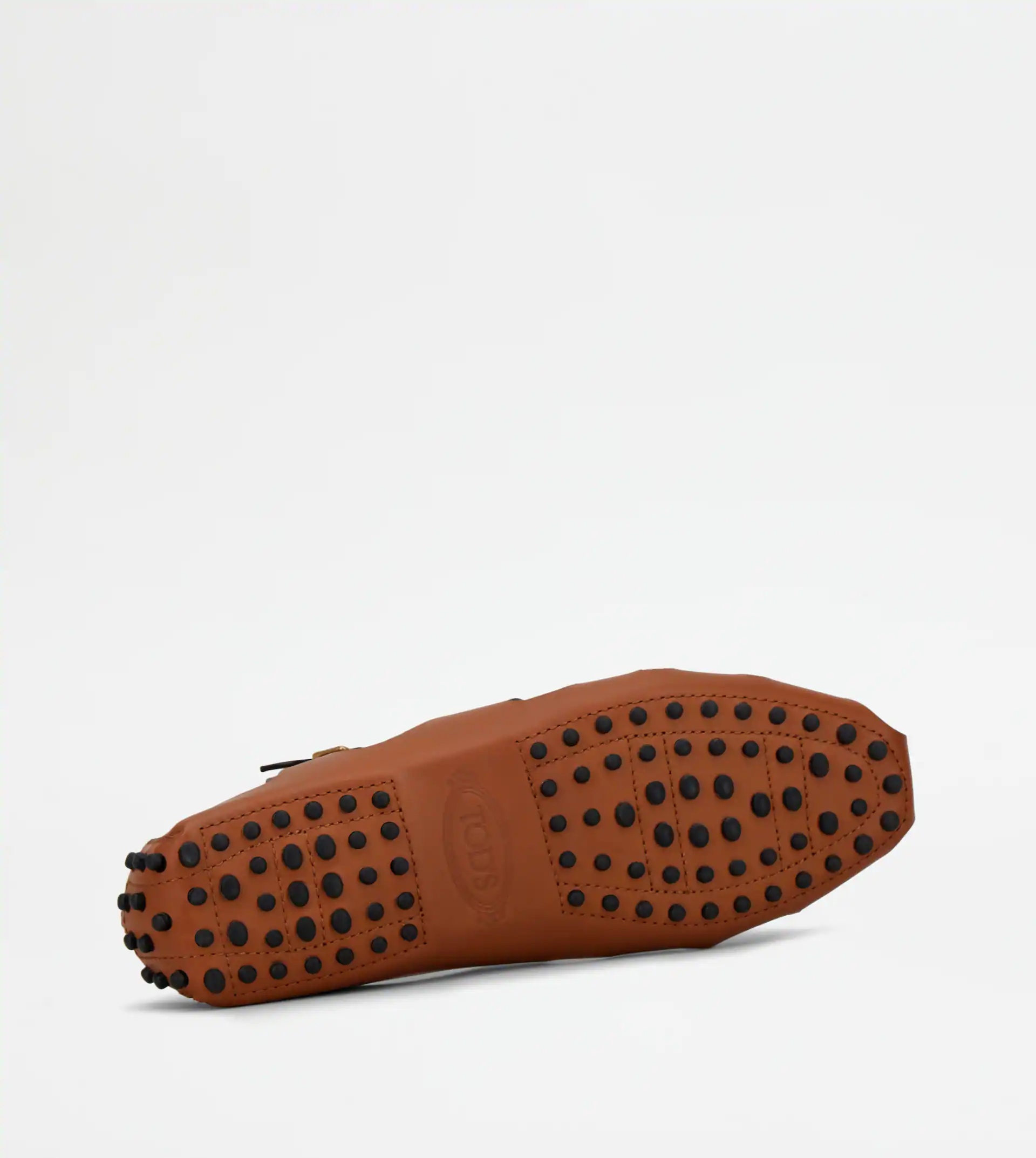 GOMMINO SANDALS IN LEATHER - BROWN - 5