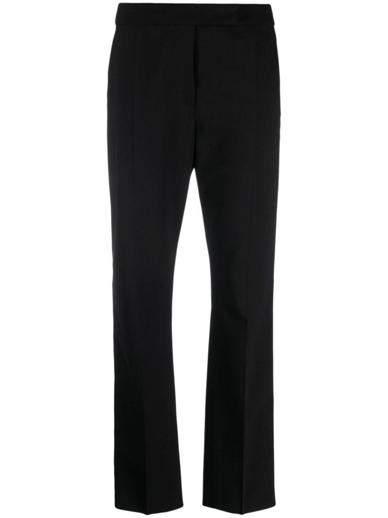 mid-rise straight-leg trousers - 1