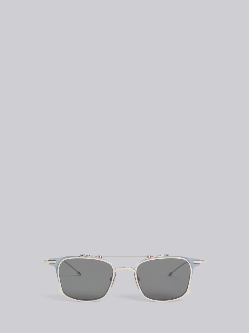 TB817 - Grey Matte Iron Clubmaster Sunglasses 1
