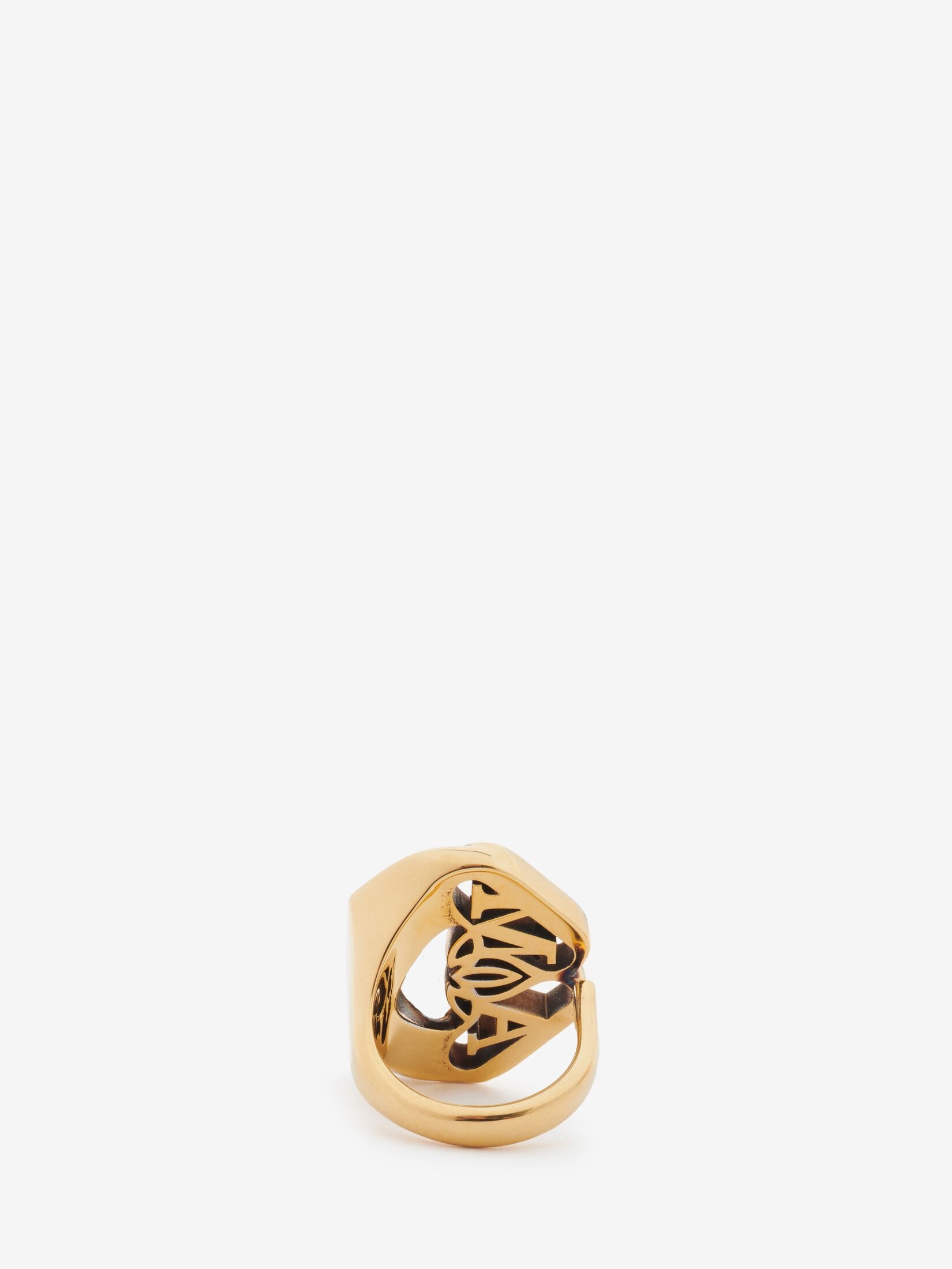 Women's Seal Logo Ring in Gold - 3