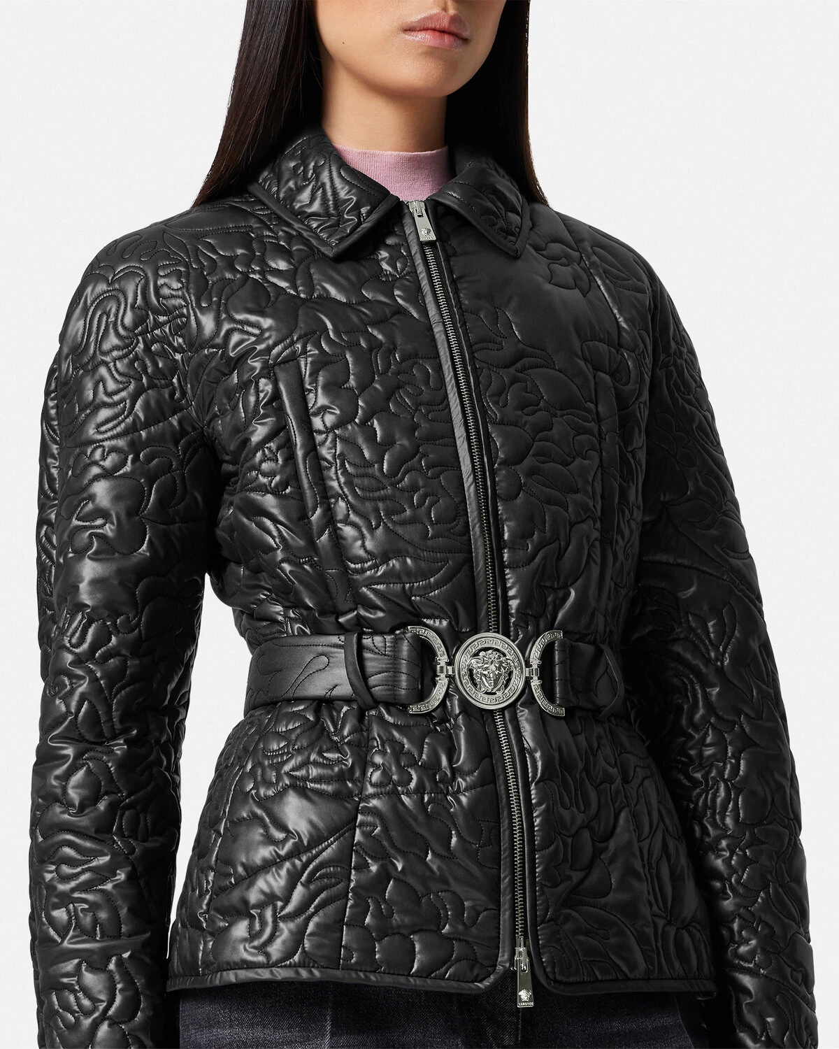 Barocco Quilted Puffer Blouson Jacket - 3