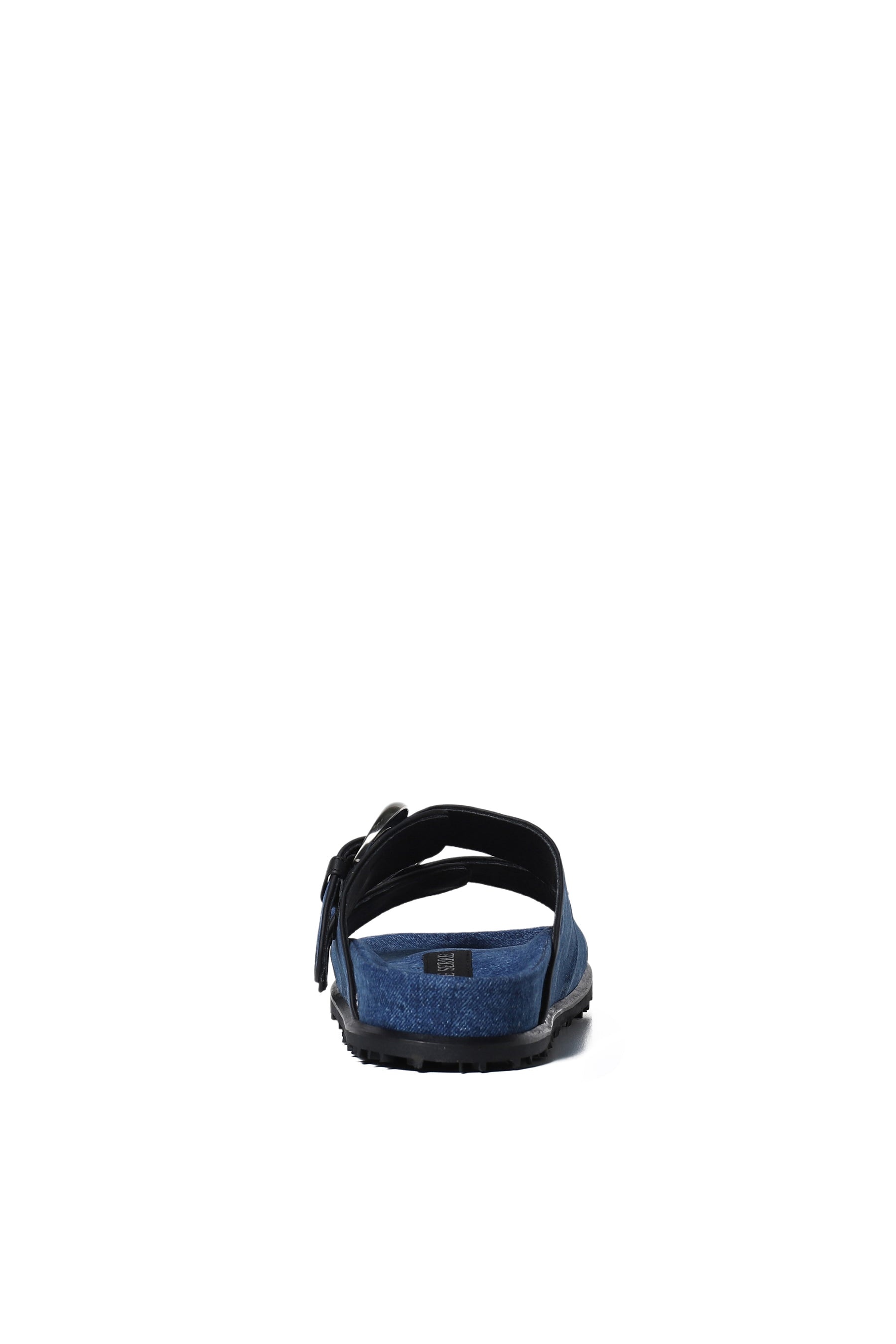 REGENERATED DEADSTOCK DENIM MS GROUND SANDAL / BLU LASER+WASH - 4