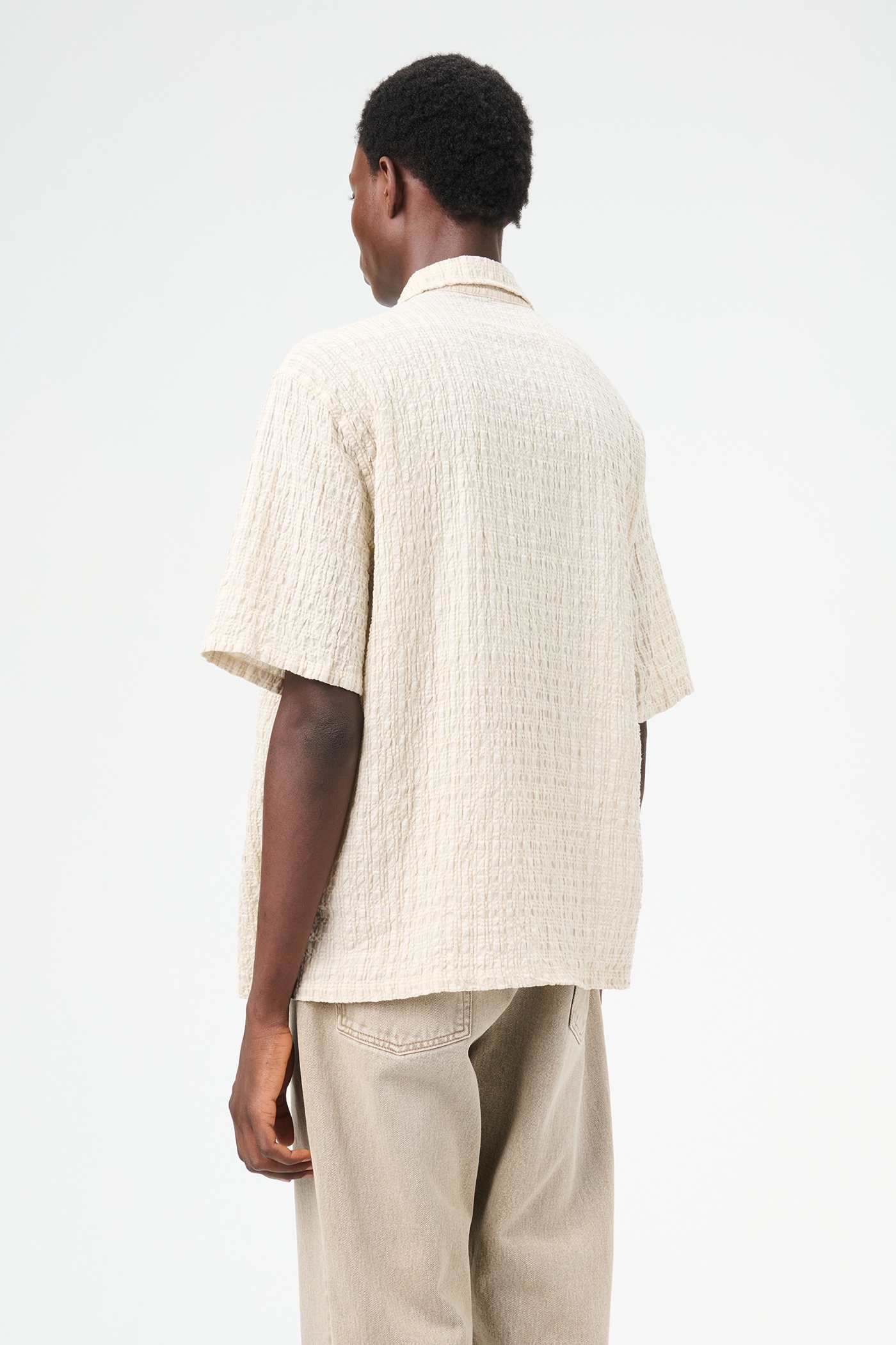 Box Shirt Shortsleeve Light Authentic Seersucker - 5