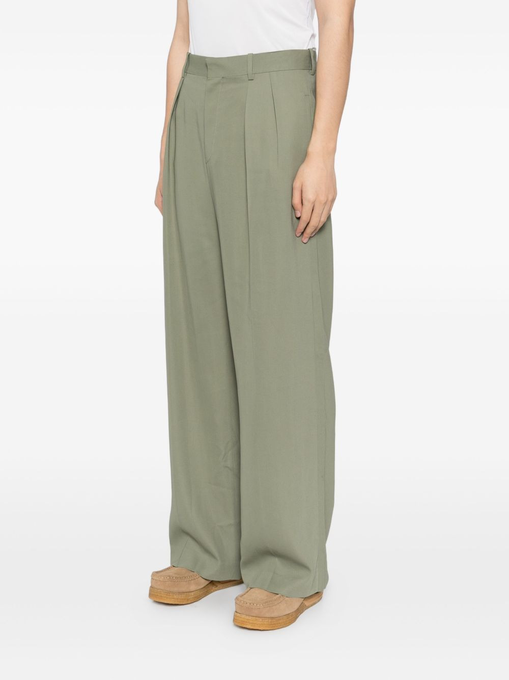 logo-embroidered trousers - 3