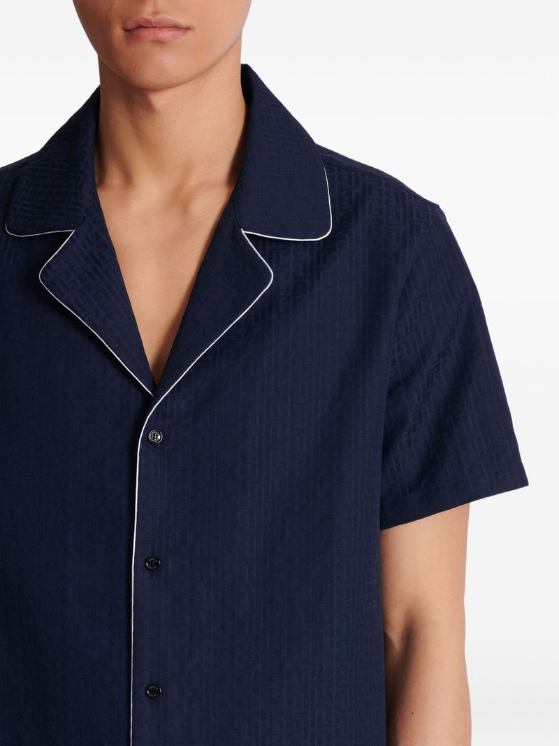 PB-monogram short-sleeve shirt 5