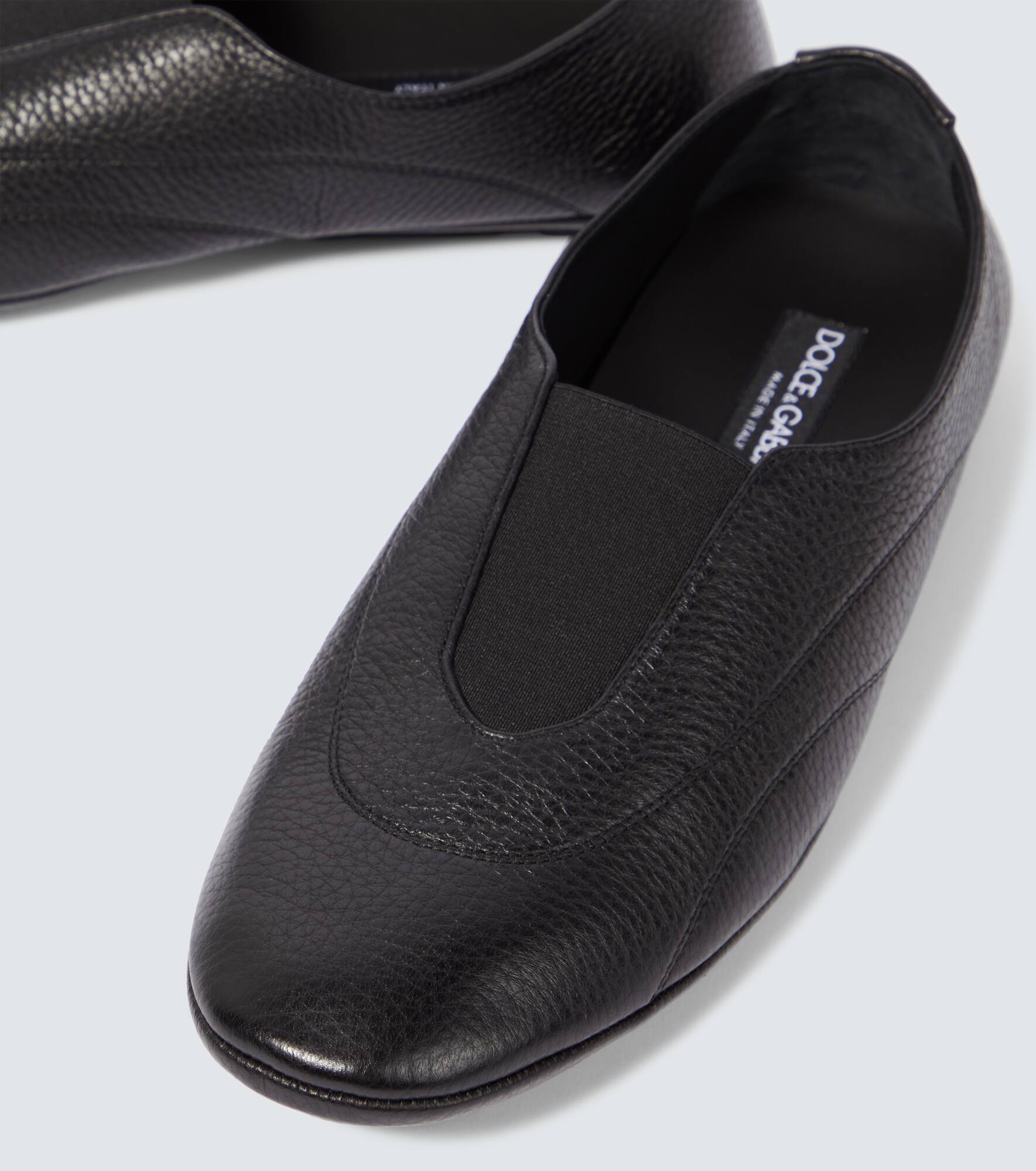Leather flats - 3