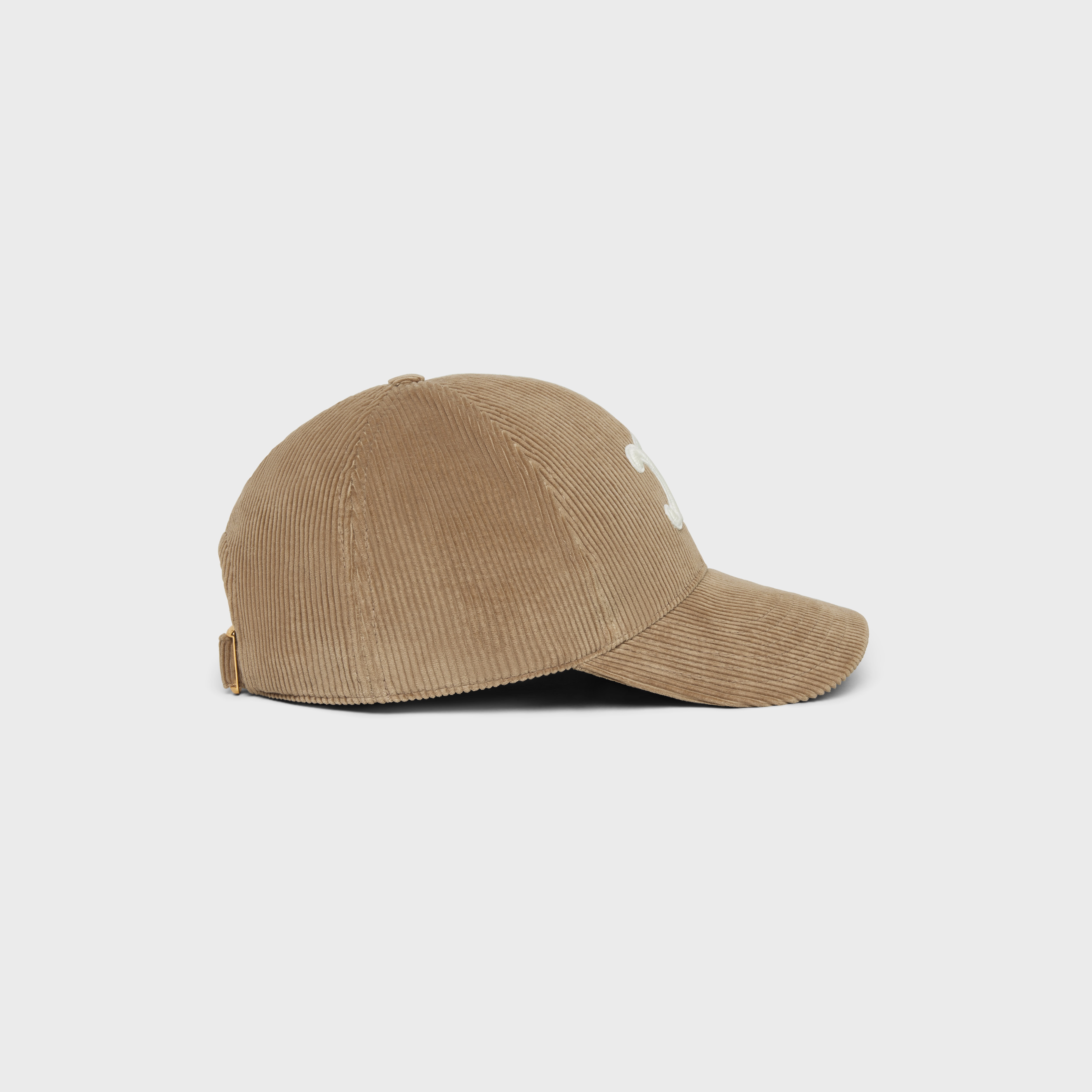 triomphe baseball cap in corduroy - 3