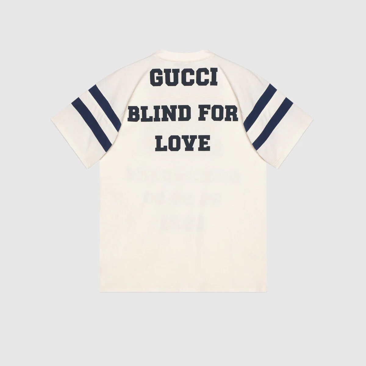 GUCCI イタリア製 Tシャツ Mサイズ BLIND FOR LOVE Gucci White Alphabet & Blind For Love Printed Cotton T-Shirt