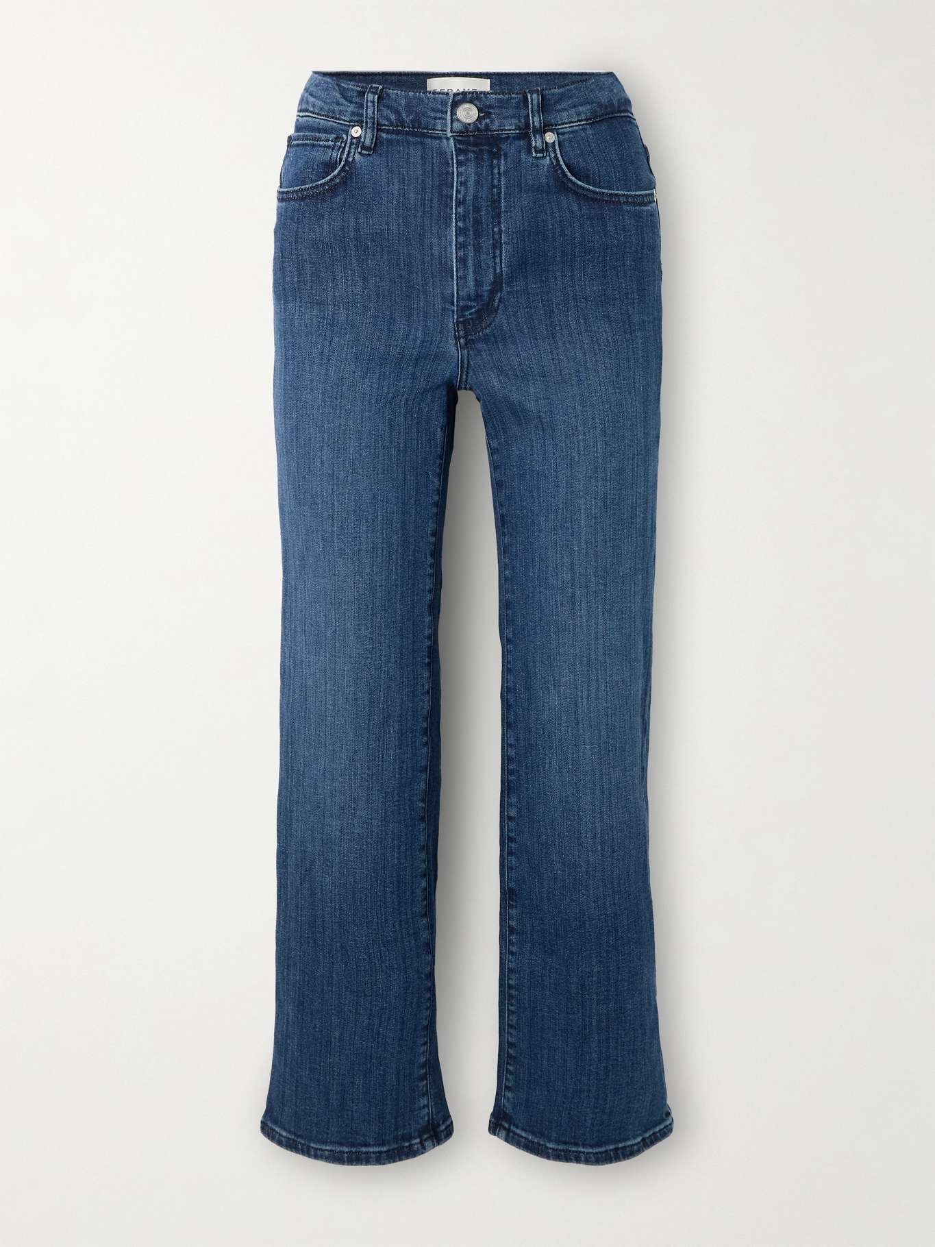 Le Sleek cropped high-rise straight-leg jeans - 1