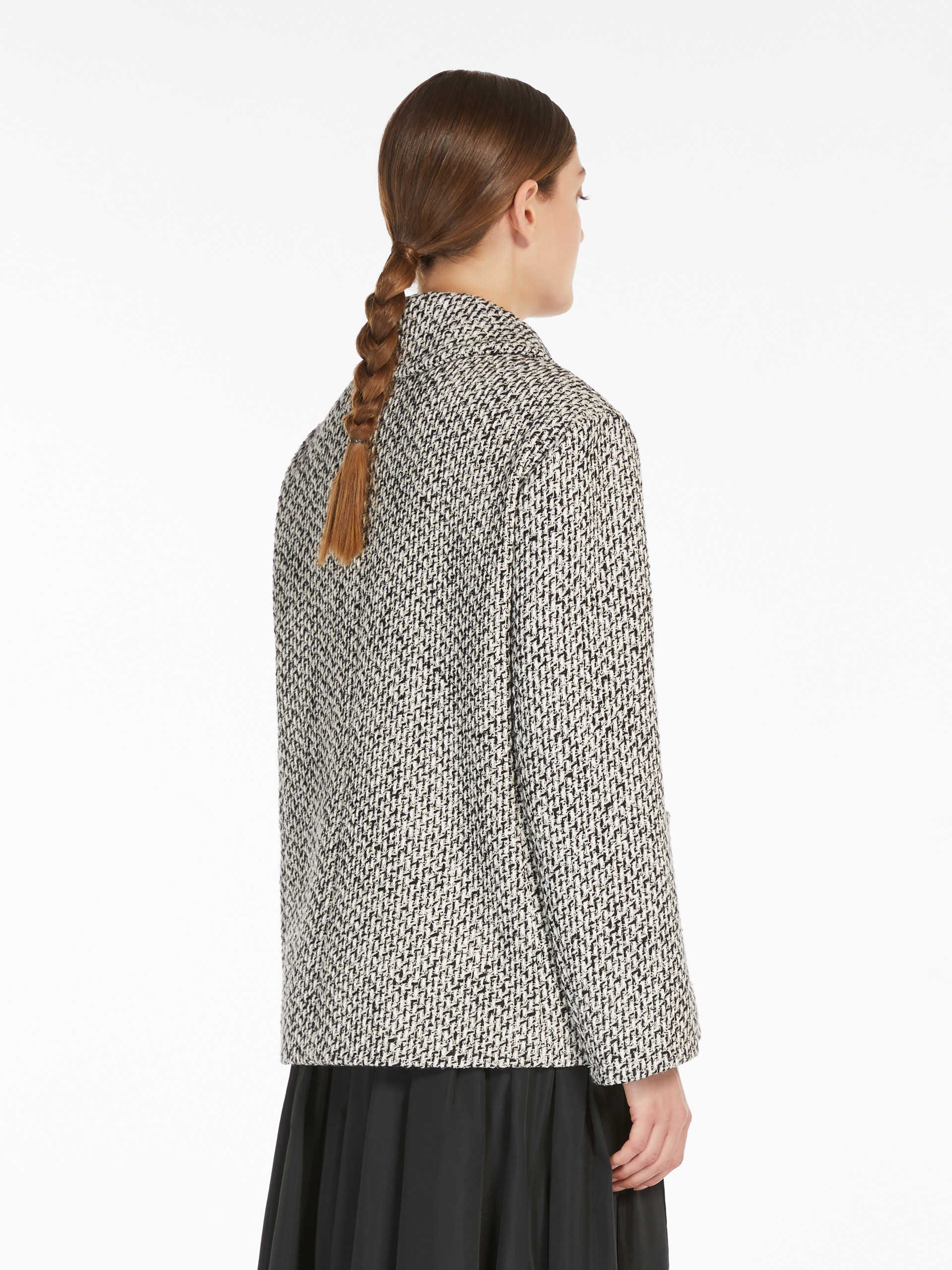 PIER Patterned wool and cotton jacket - 4