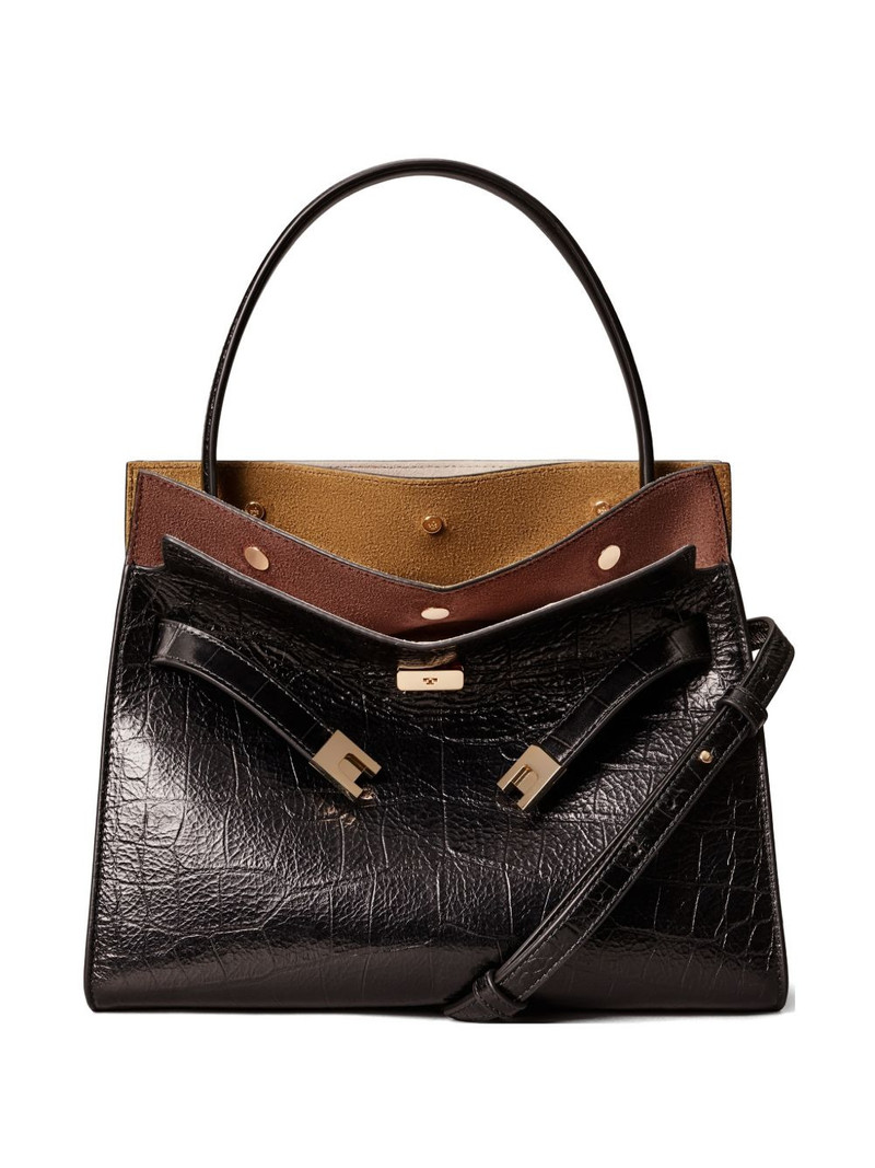 small Lee Radziwill embossed double bag 1