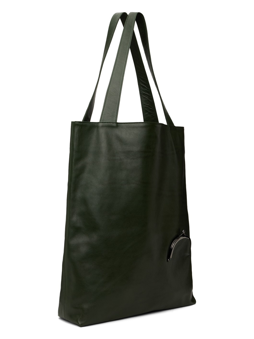 Green discord Large Clasp Tote - 2