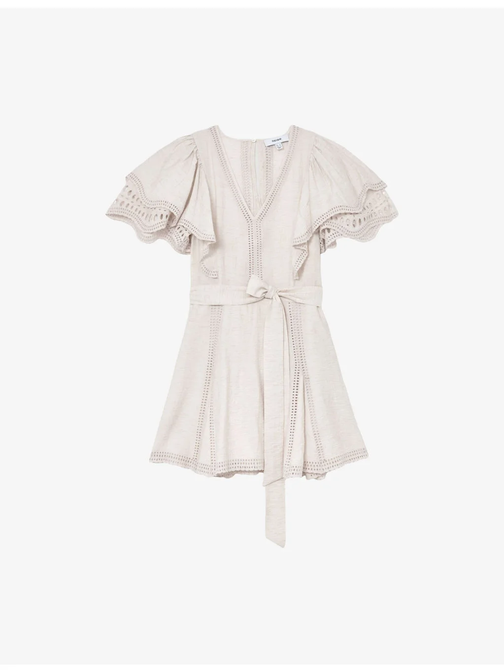 Opal Tie-Waist Woven Mini Dress - 1