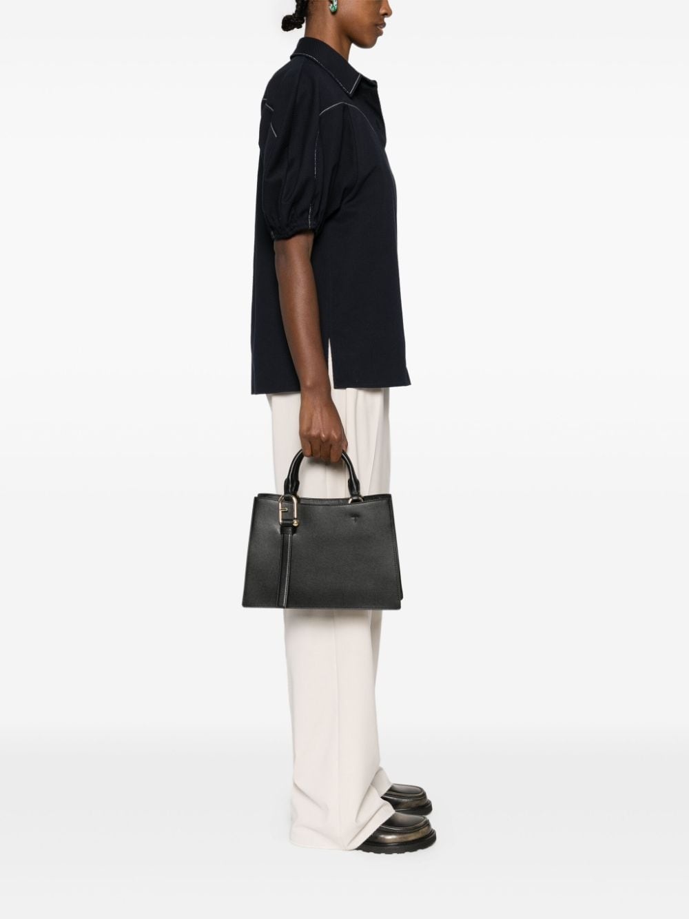 Nuvola leather tote bag - 2