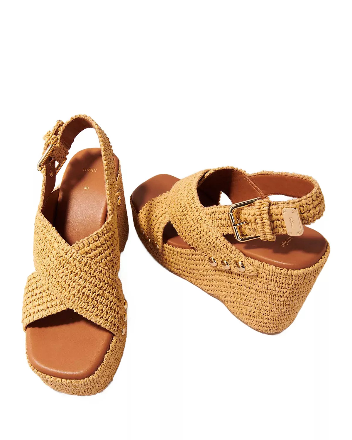 Women's Crisscross Platform Sandals - 5