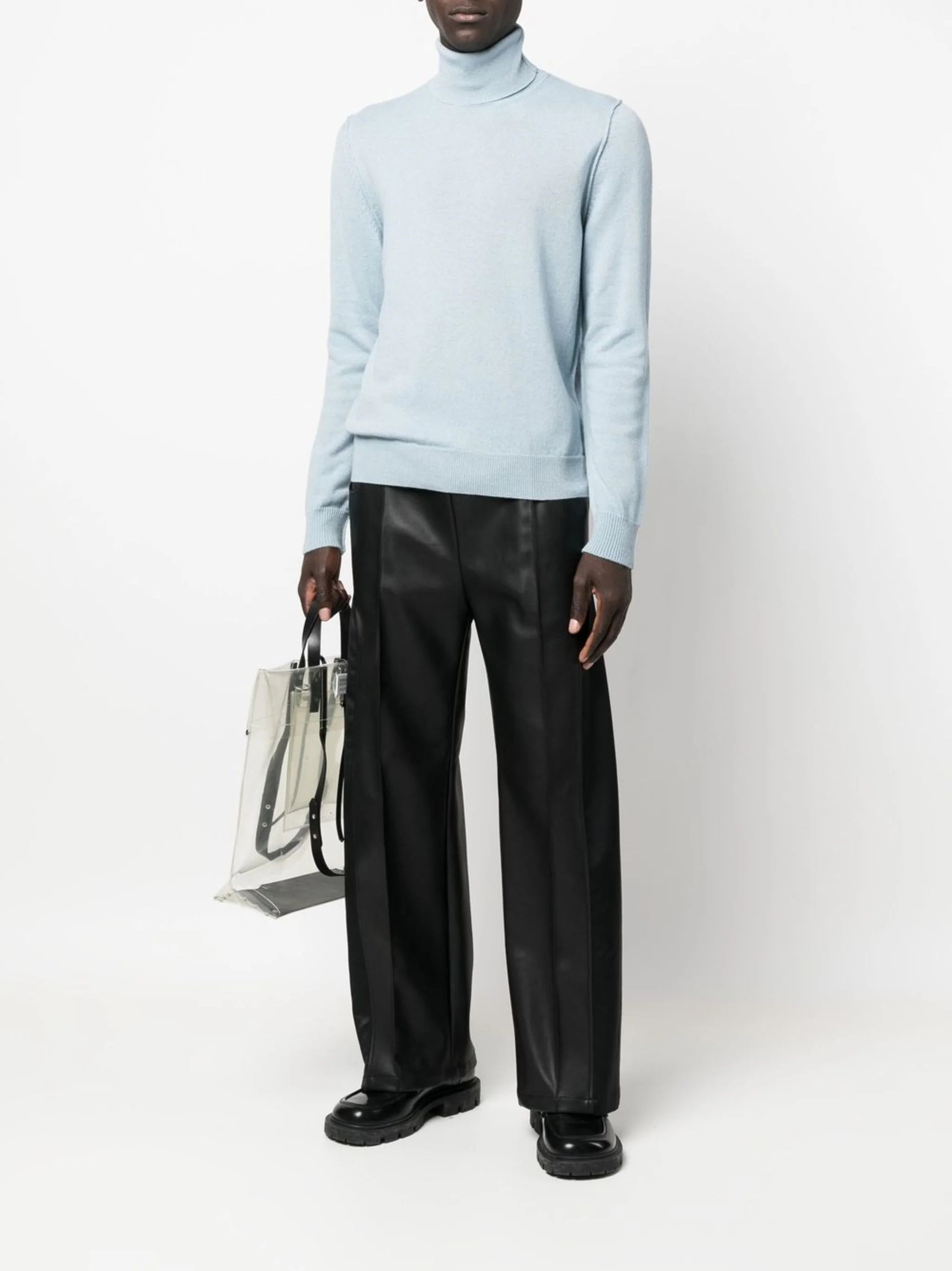 ROLL-NECK CASHMERE JUMPER - 2