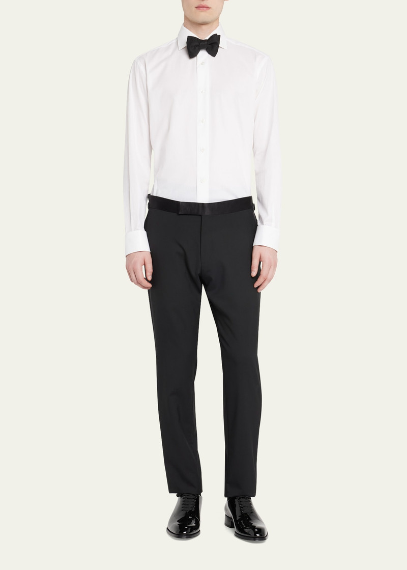 TOM FORD Men's Formal Lace-Up Leather Loafers outlook