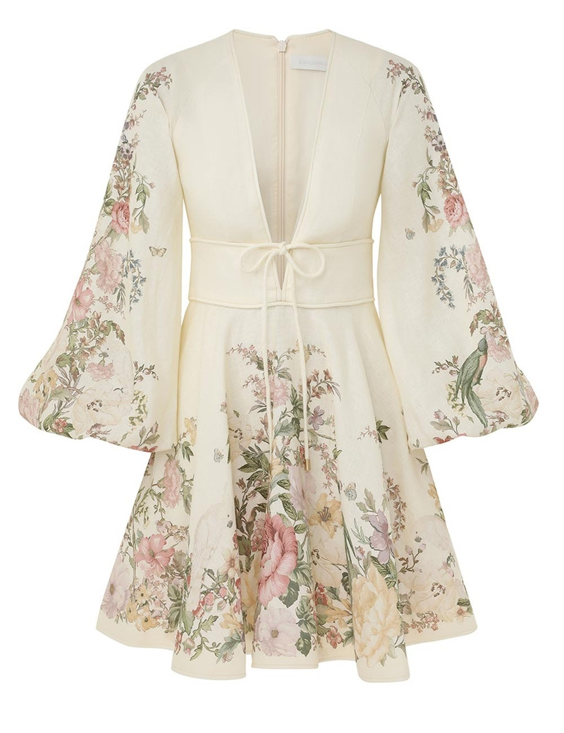 WAVERLY PLUNGE MINI DRESS 1