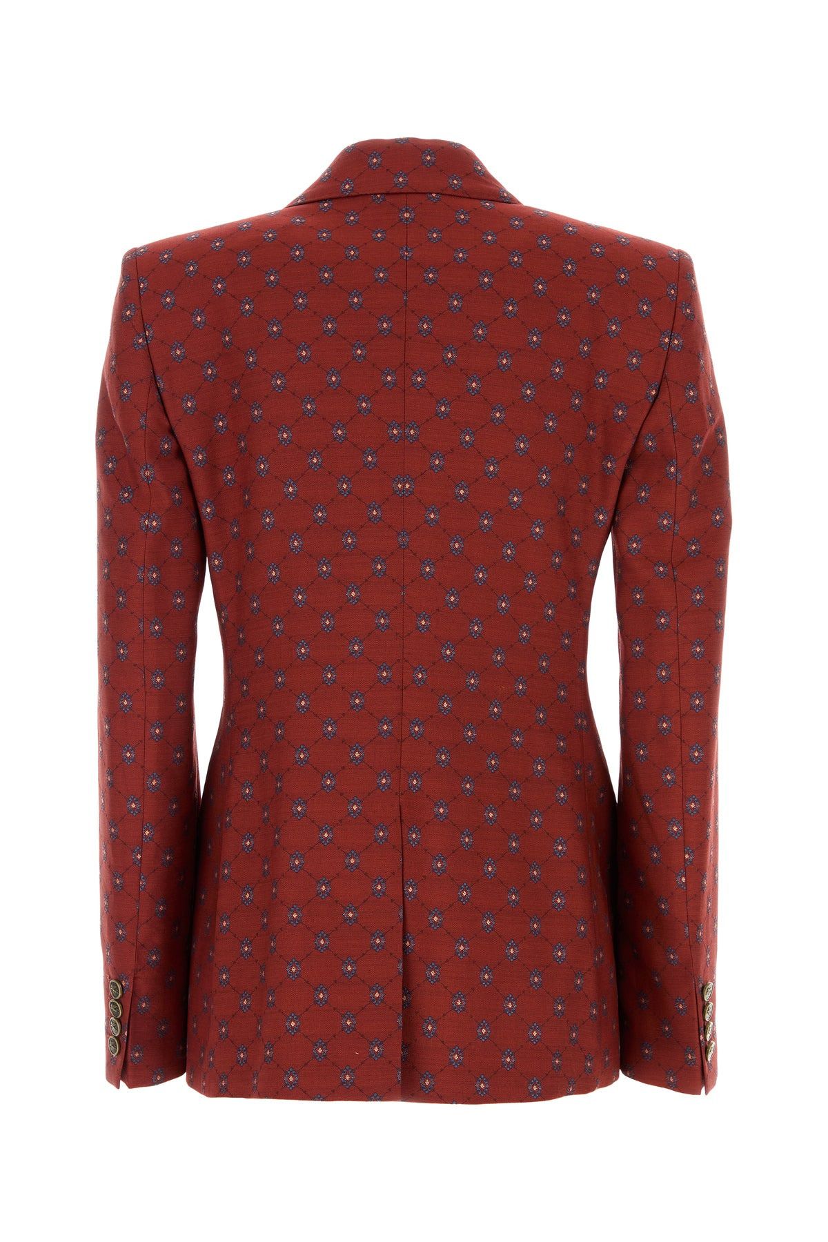 Embroidered wool blend blazer - 2