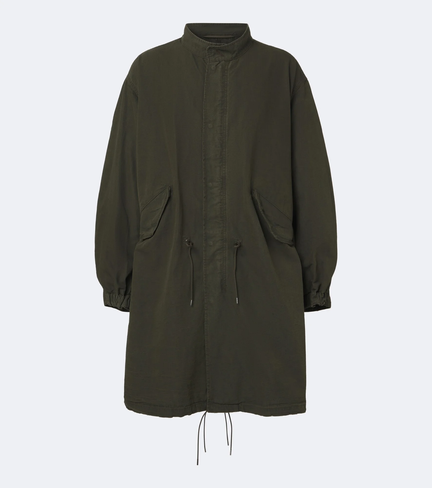 Wool and cotton parka - 1