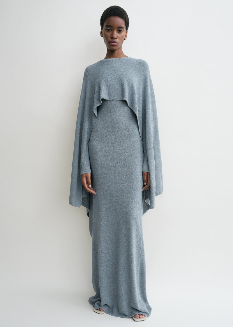 Totême Cape knit dress mistral outlook