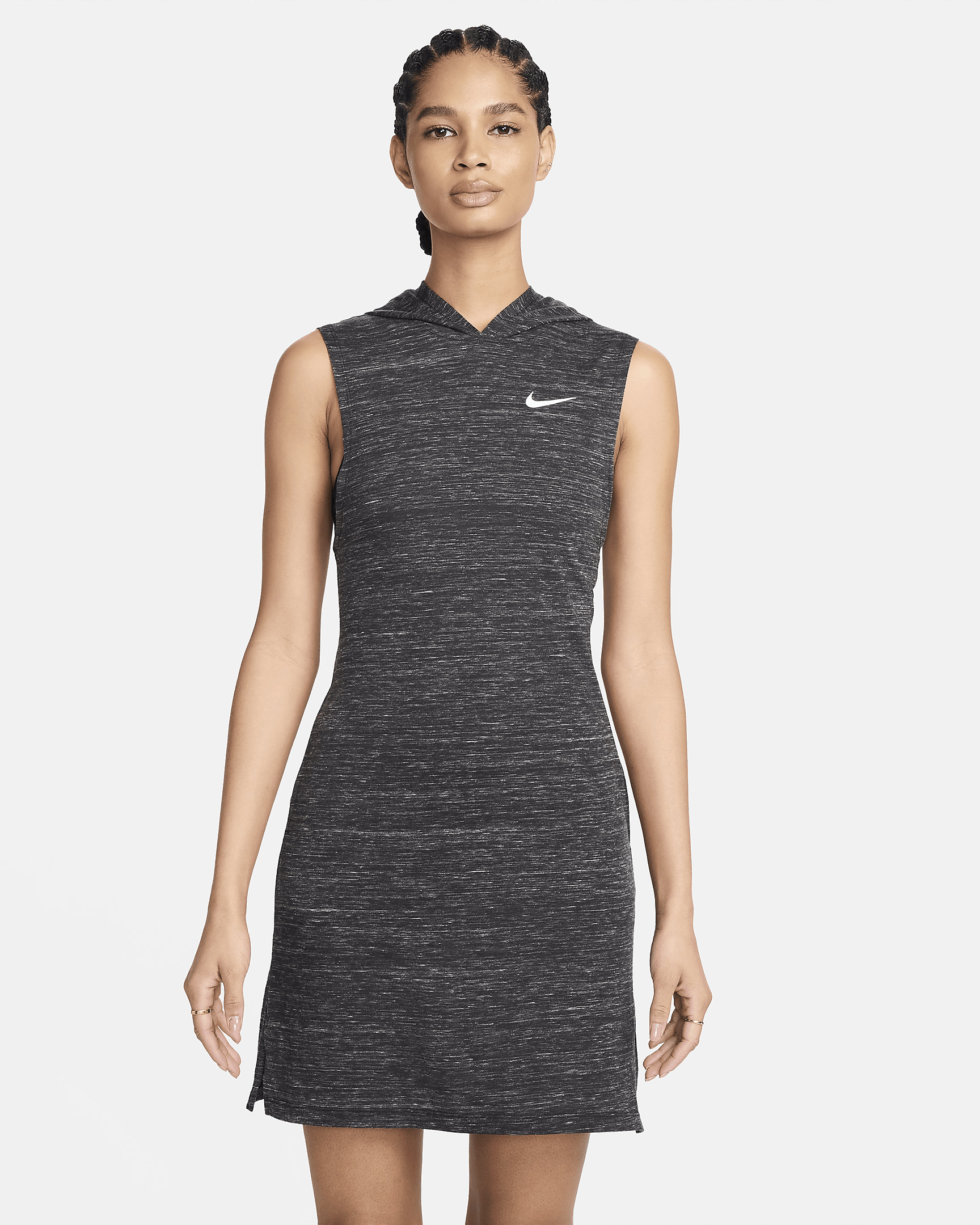 Nike Women's Swim Essential Hooded Cover-Up Dress - 1