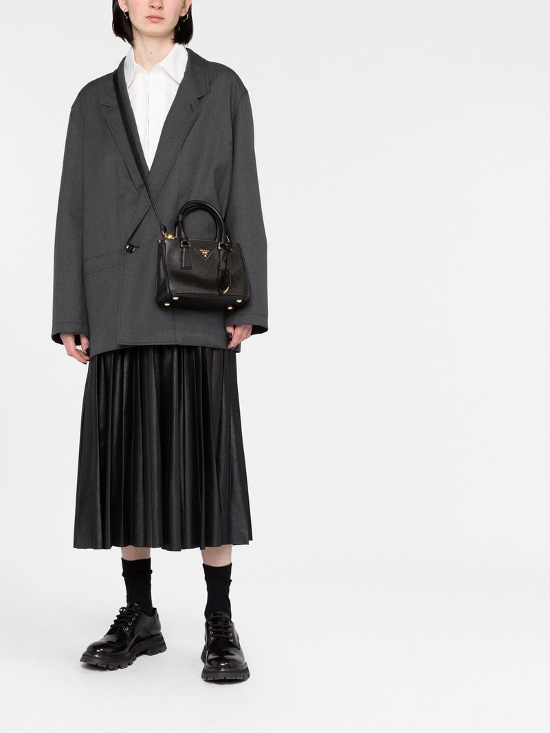 Prada logo-plaque shoulder bag outlook