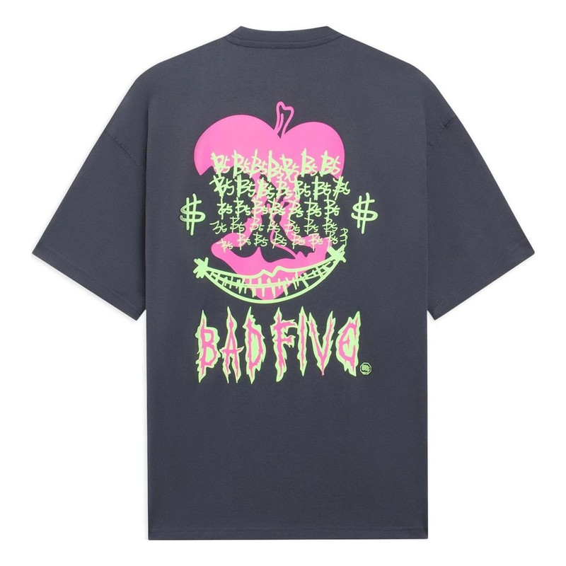 Li-Ning Li-Ning BadFive Graphic Loose Fit T-shirt 'Dark Grey' AHSS421-9 outlook