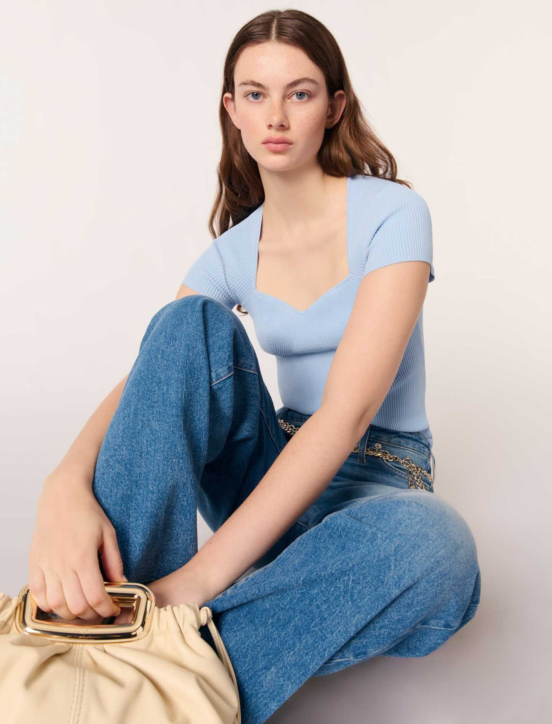 Rib knit top 7