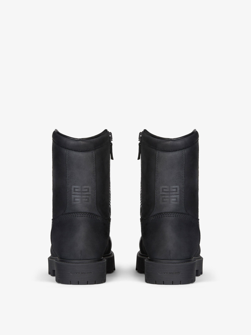 STORM ANKLE BOOTS IN NUBUCK WITH ZIP 5