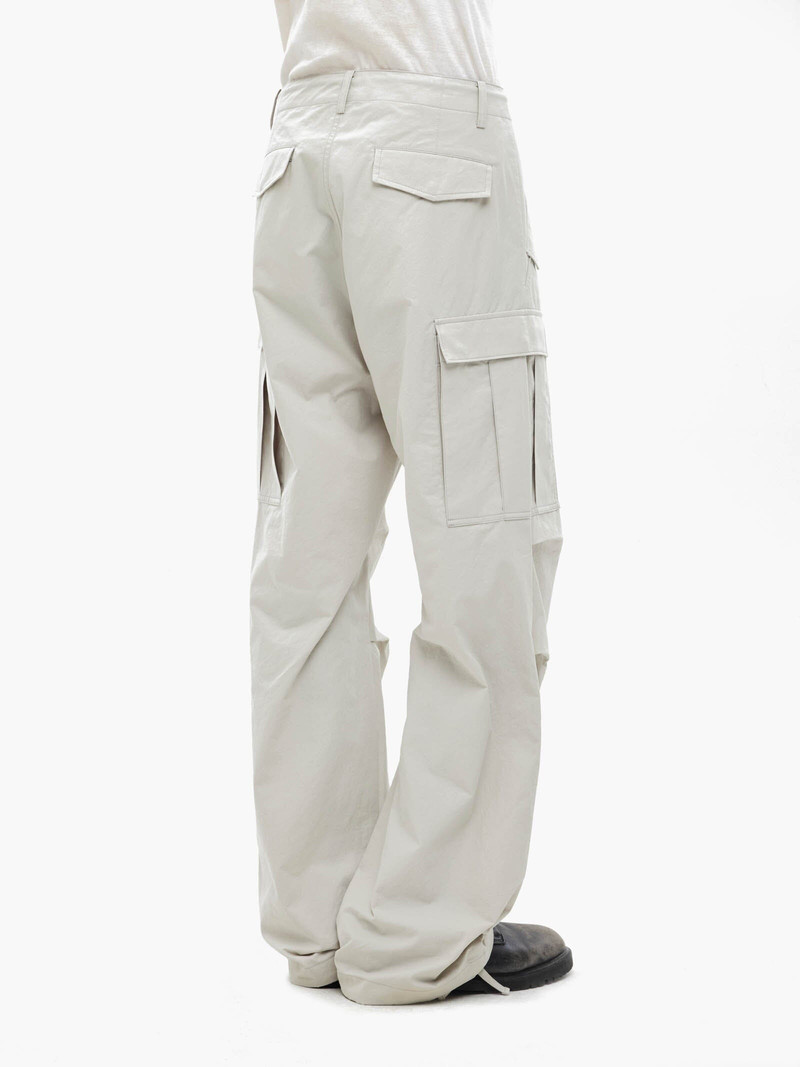 JIYONG KIM X ALPHA SUN BLEACHED MULTI POCKET PANT 4