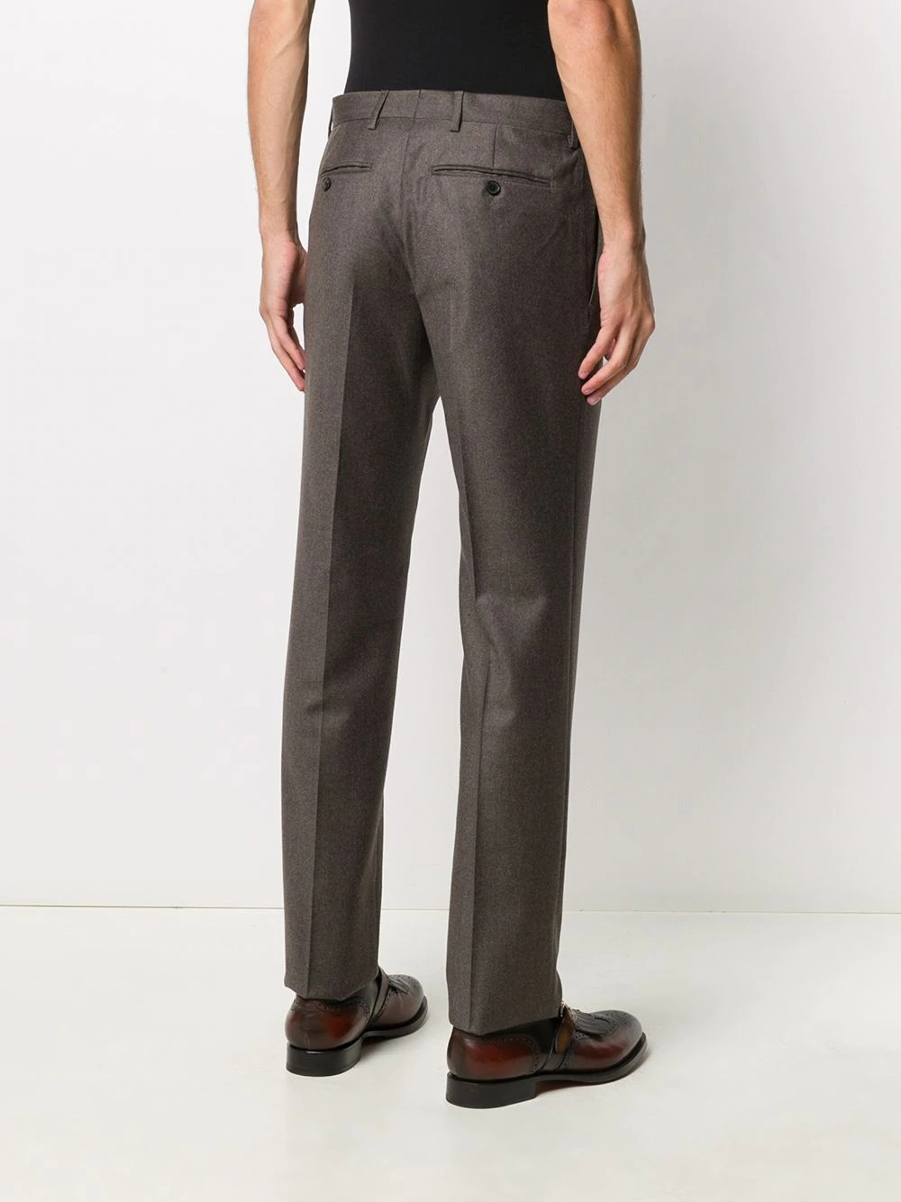 straight-leg trousers - 4