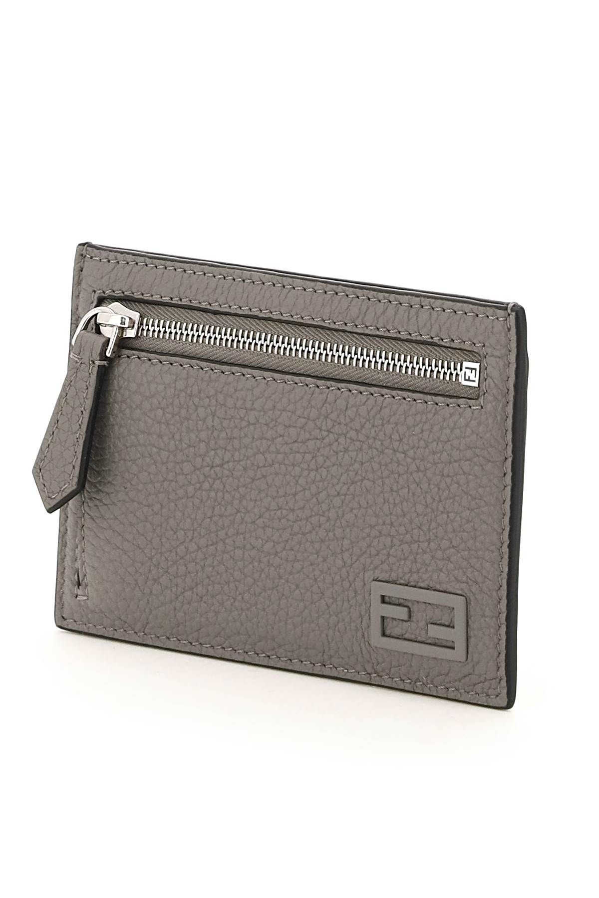 CUOIO ROMANO LEATHER ZIPPED CARD HOLDER - 4