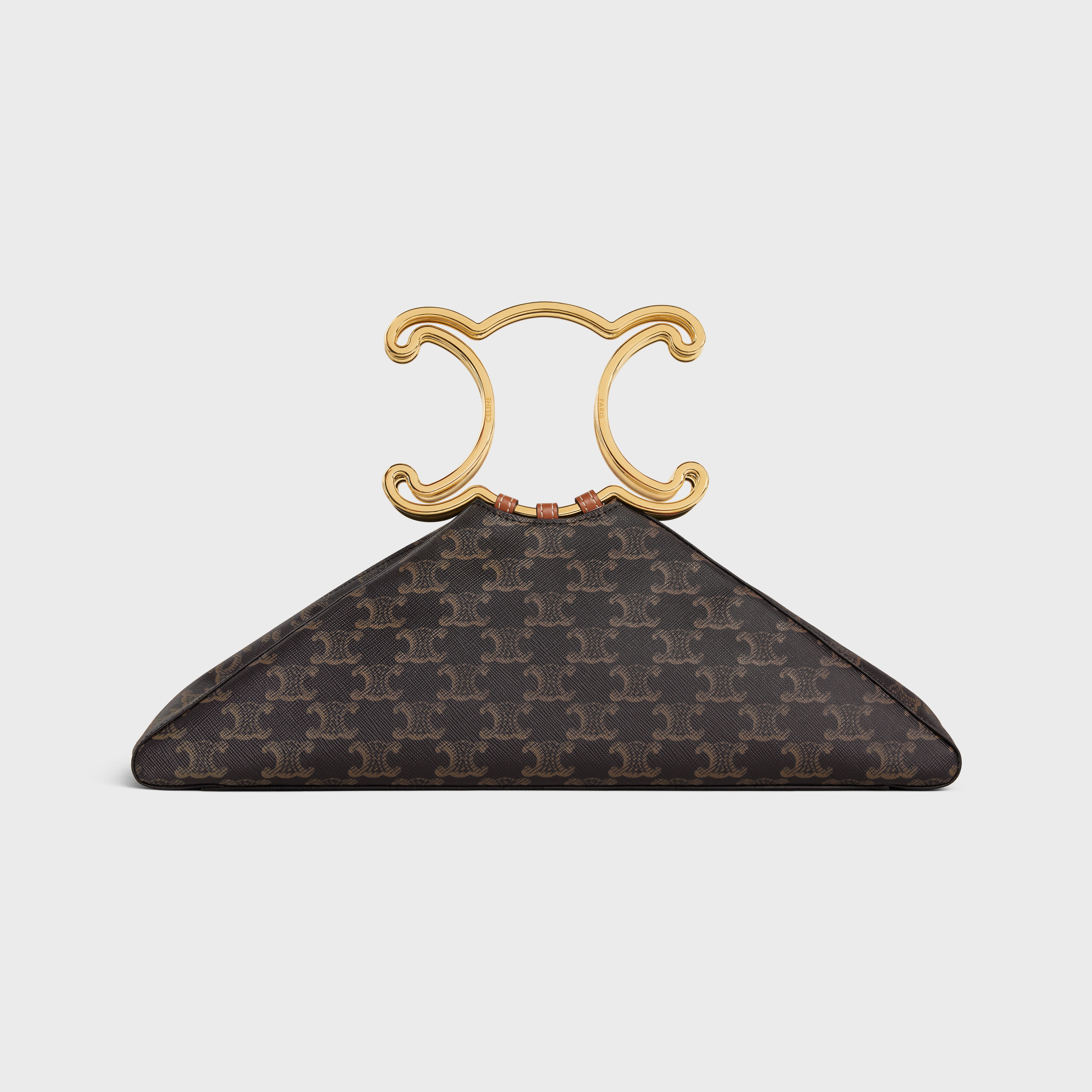 Triangle Triomphe Frame in Triomphe Canvas and calfskin - 1