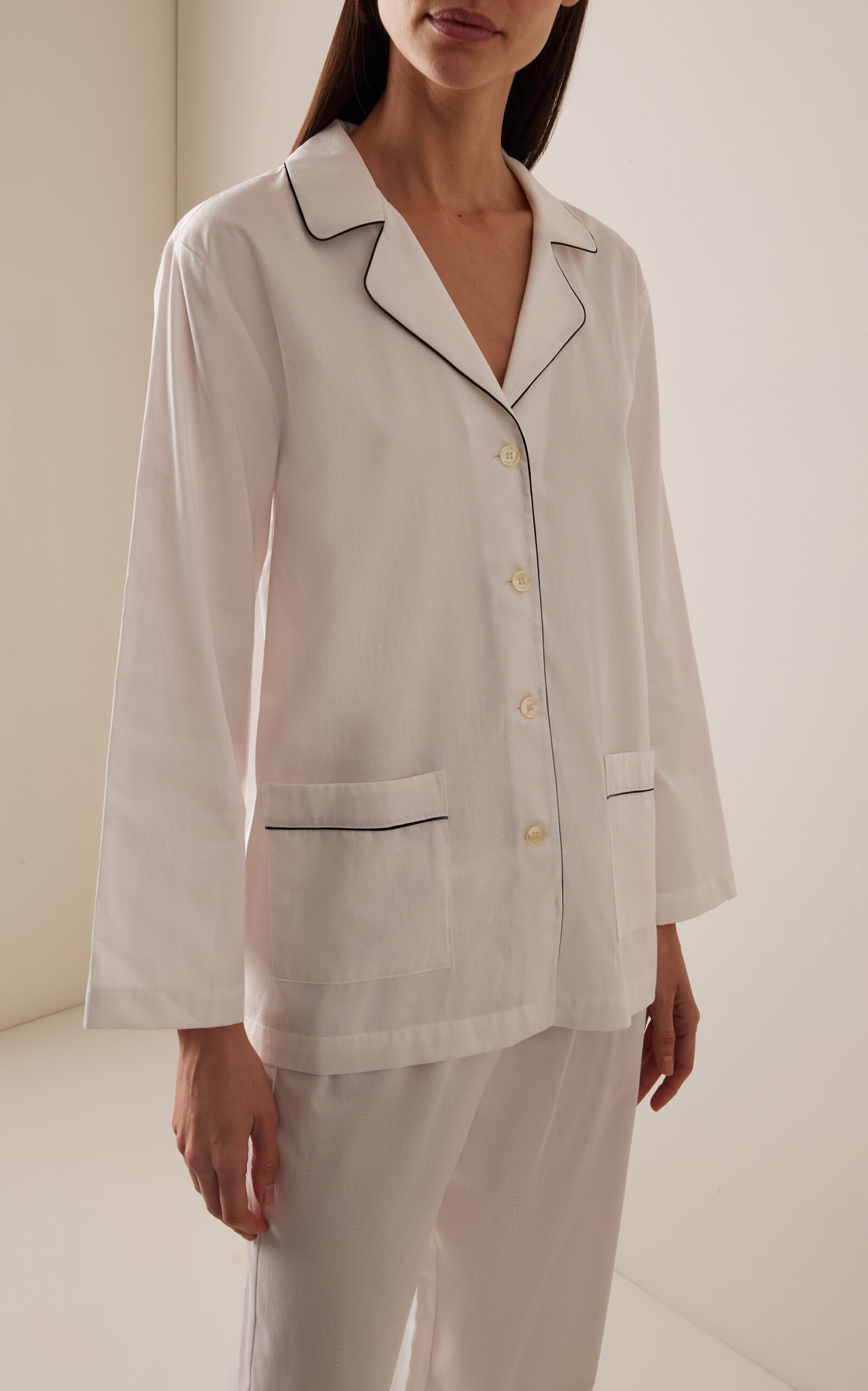 Exclusive Cotton Pajama Set ivory - 3