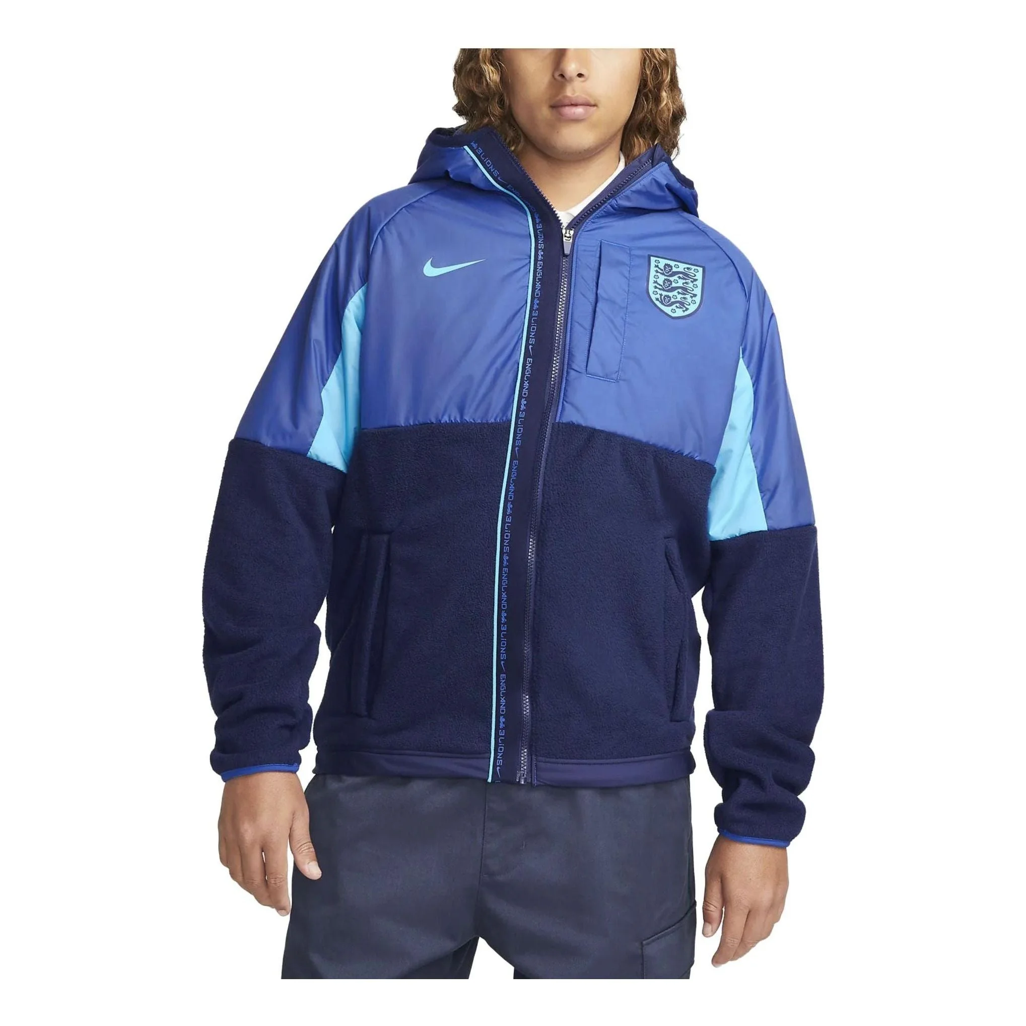 Nike 2022-2023 England AWF Winterized Jacket 'Blue' DH4889-480 - 1