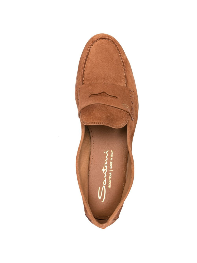 penny-strap suede loafers 4