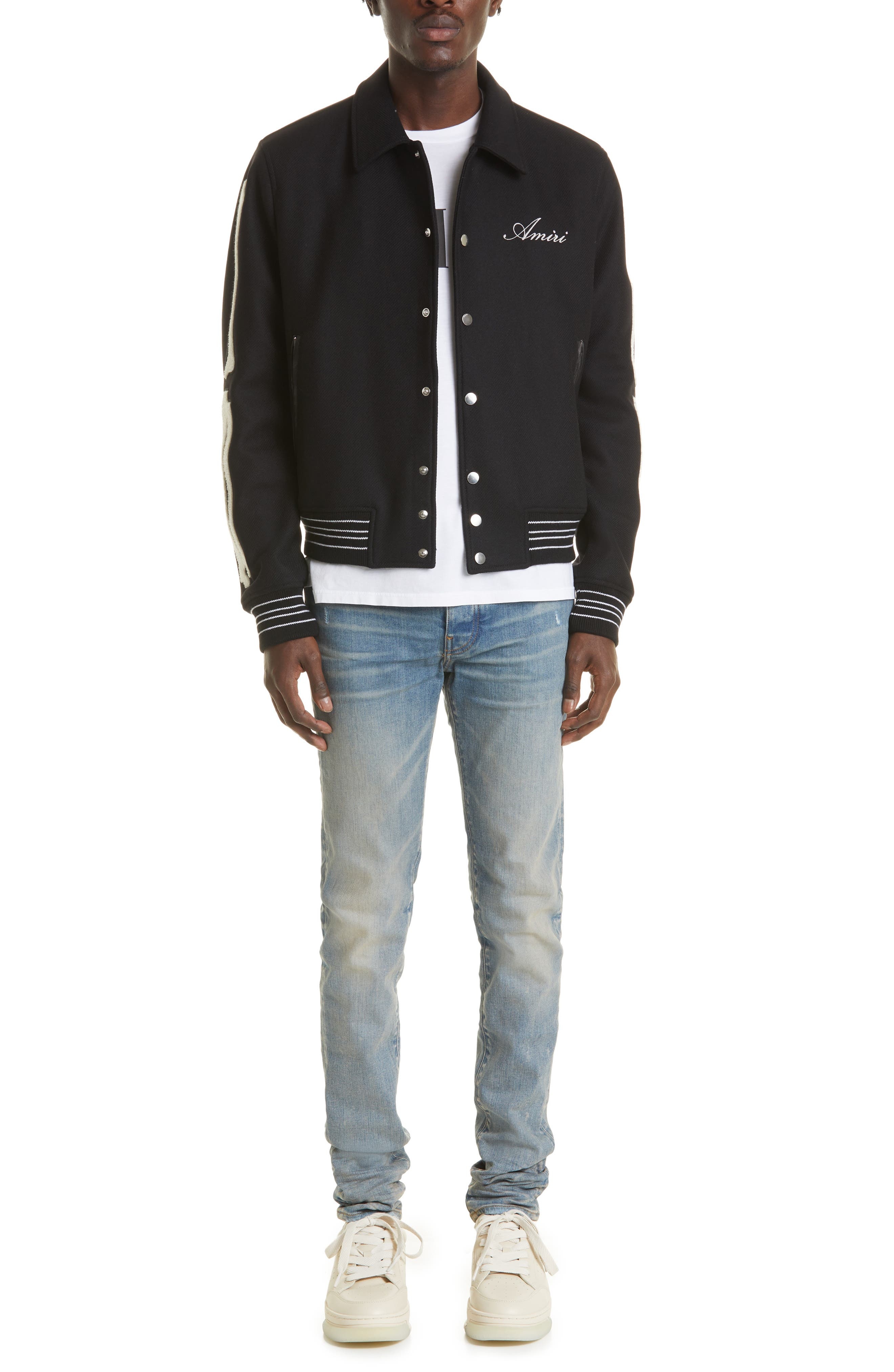 Bones Wool Varsity Jacket - 2