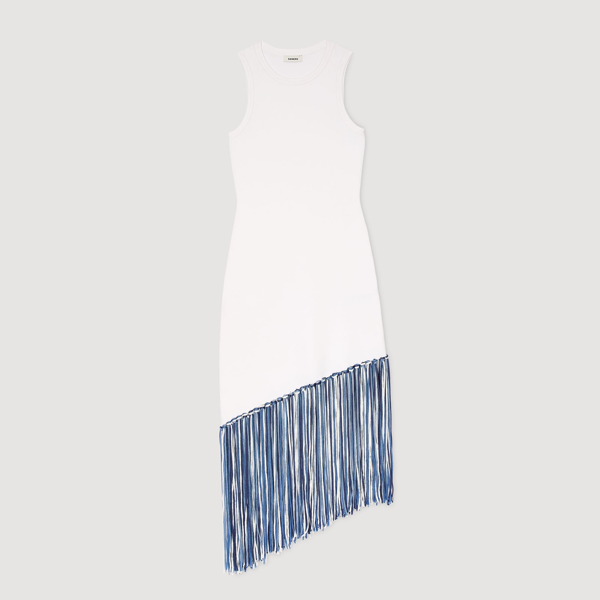 FRINGED MAXI DRESS - 6