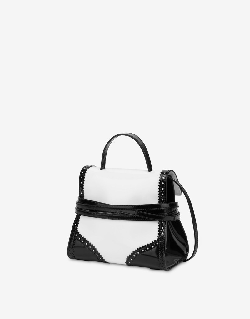 MOSCHINO TIE ME SMALL HANDBAG 1
