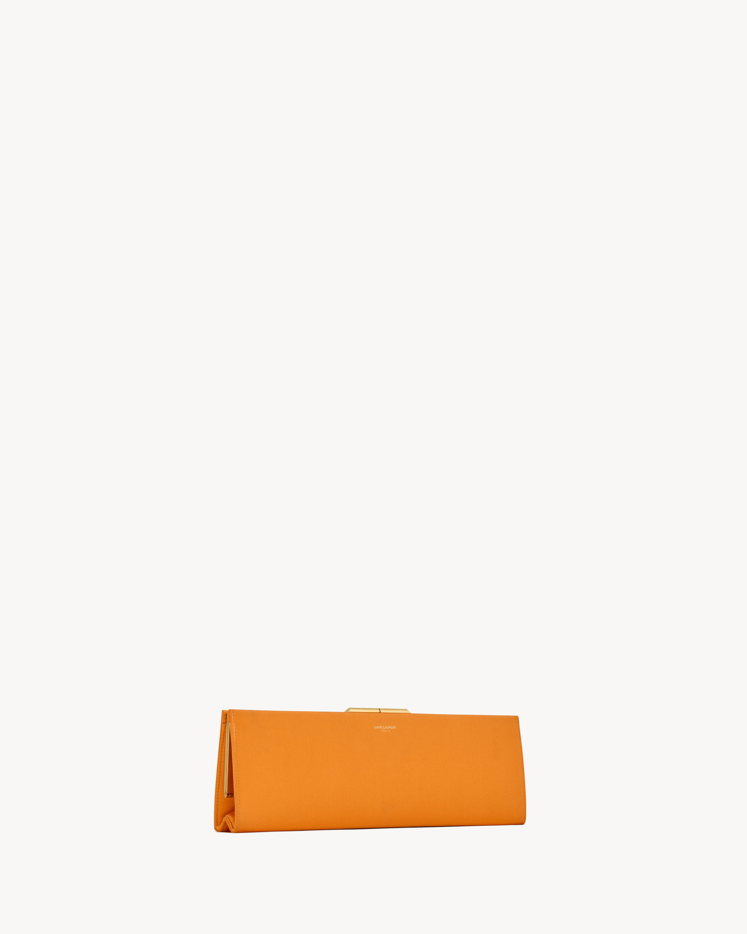 MIDNIGHT LARGE CLUTCH IN SATIN - 4
