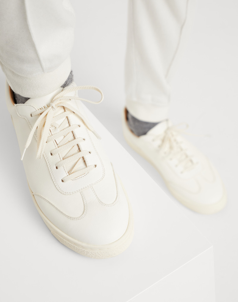 Deerskin sneakers with natural rubber sole 4