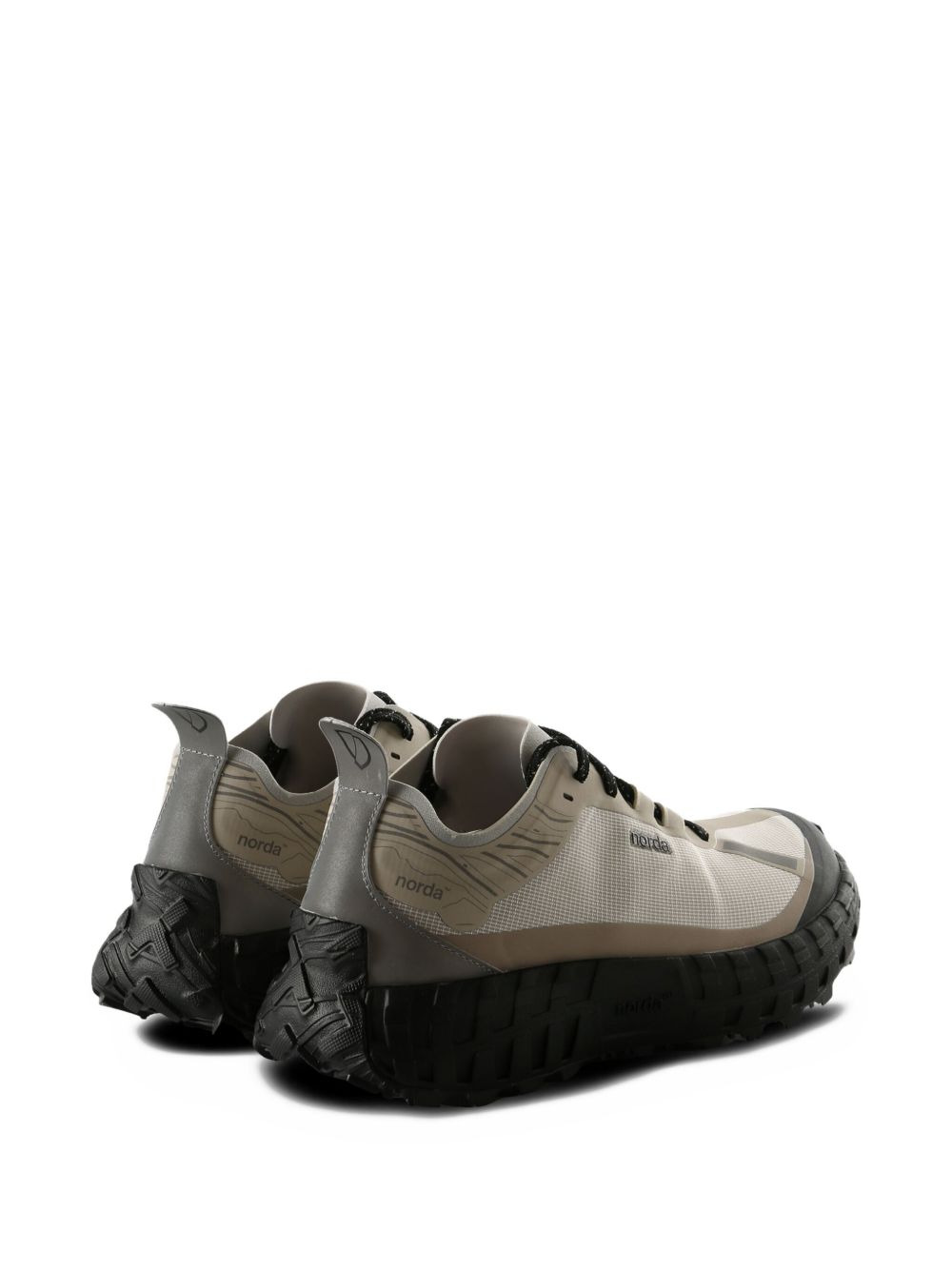 panelled chunky sneakers - 3