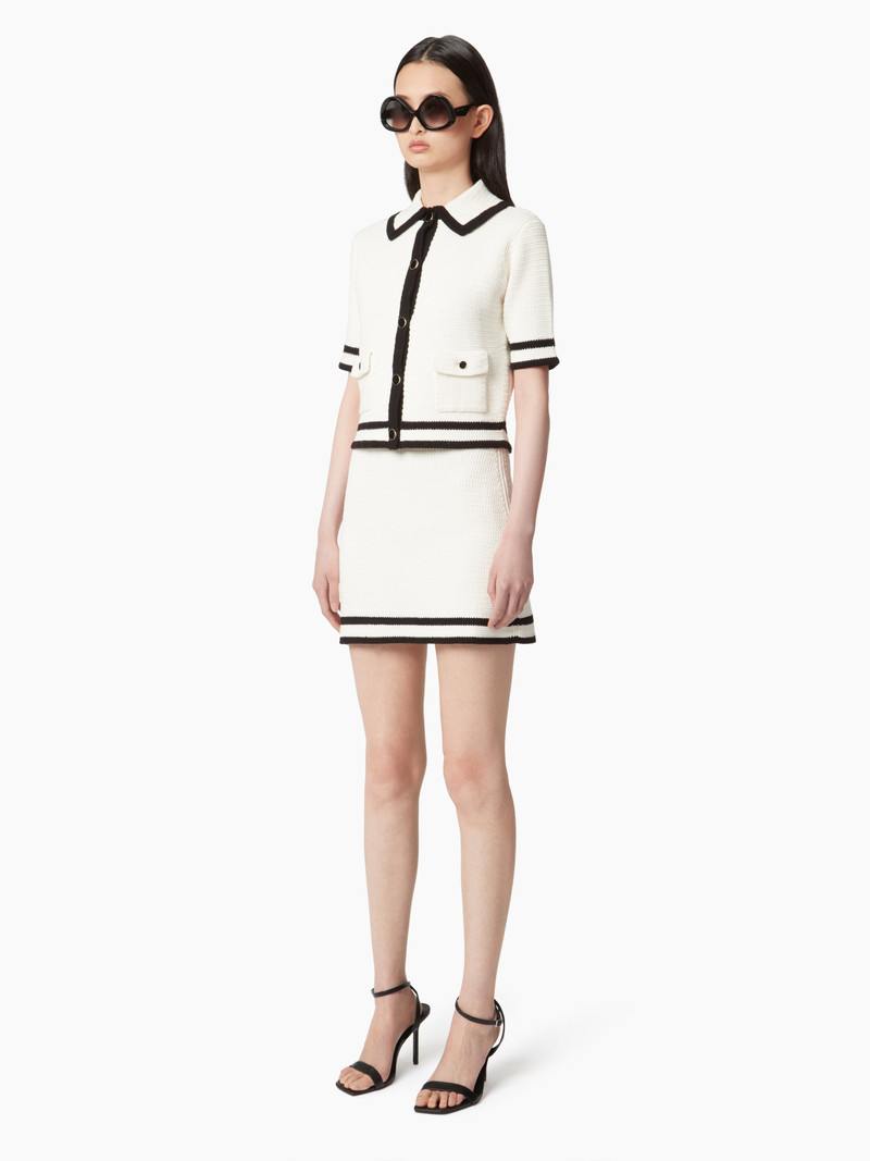 NINA RICCI MINI SKIRT IN TWEED outlook