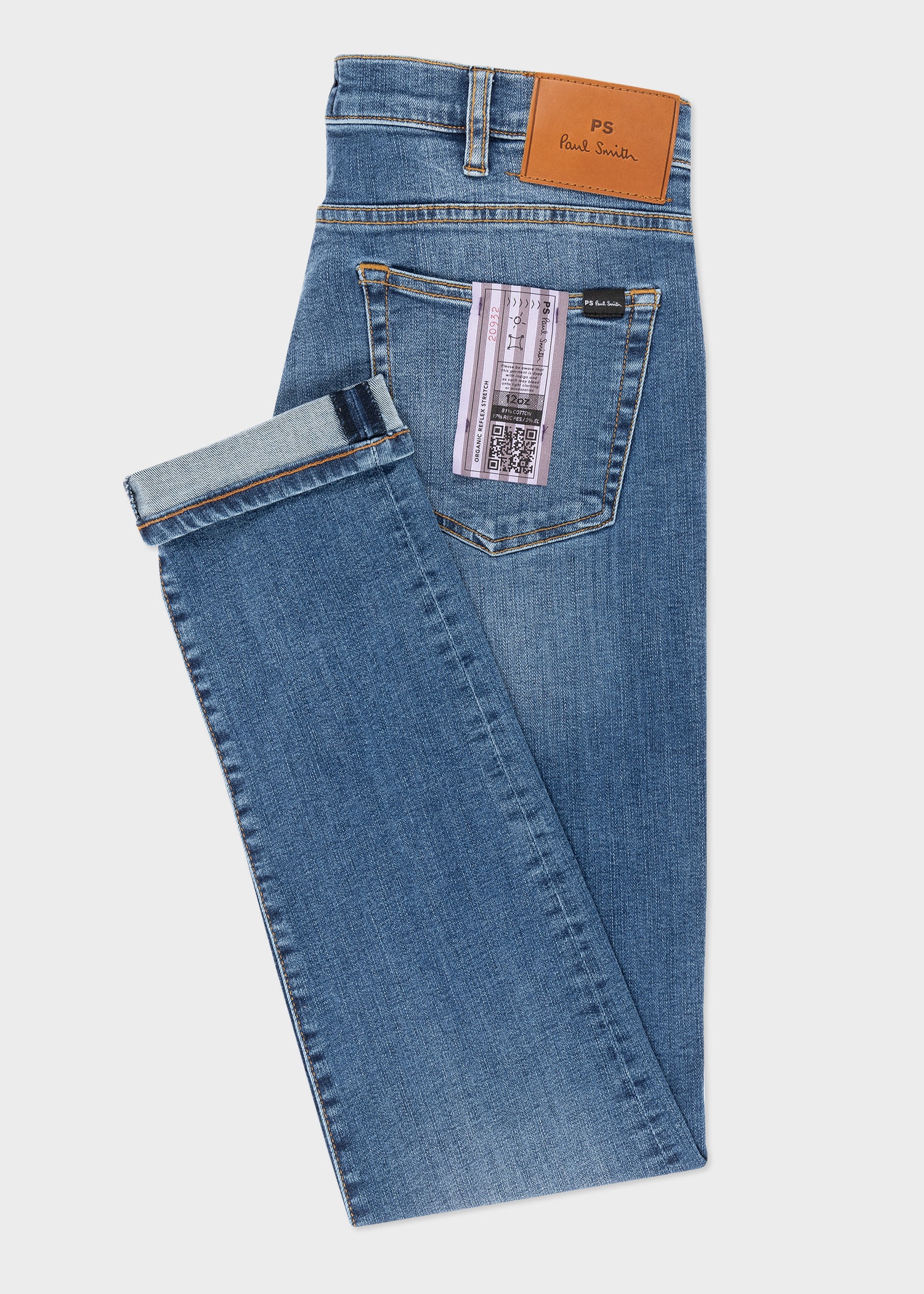 Mid-Wash 'Organic Reflex Stretch' Jeans - 2